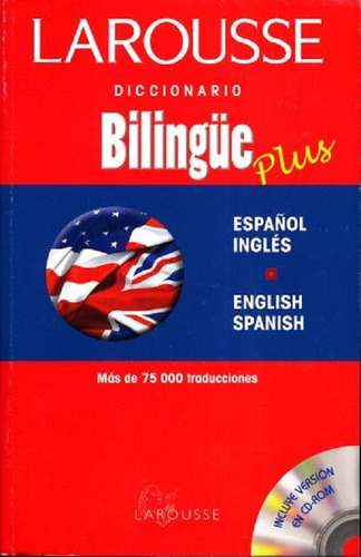 Diccionario Bilingue Plus Ingles Español Cd Nuevo Original
