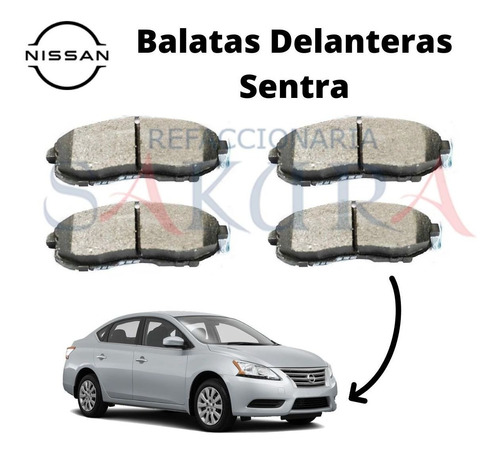 Balatas Del. Sentra 2018 Nissan V Advantage