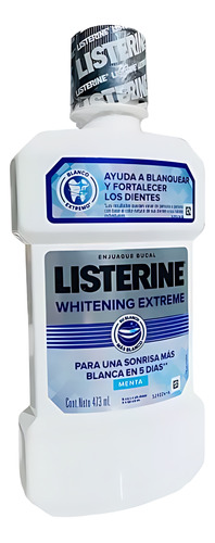 Listerine Extreme Blanquemiento Dental En 5 Días. 473ml