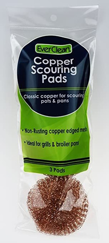 Everclean .0 scouring Pads, 3  1/2&#34; De Cobre De D.