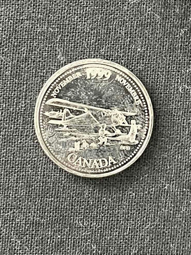 Imagen 2 de 4 de Canada - 25 Cents - Año 1999 - Km #352 - Noviembre