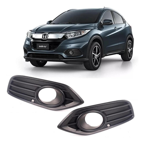 Par Moldura Milha Honda Hrv 2019 2020 2021