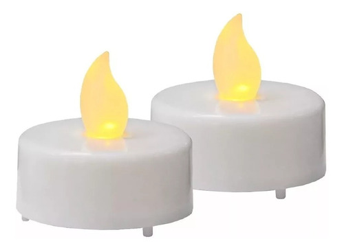 Oferta X 10 Velas Led Luz Calida Decoracion Souvenier