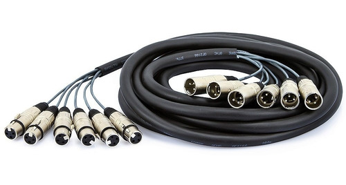 Multicabos Com Conectores Xlr 6 Vias - Cirilo Cabos, 20mts
