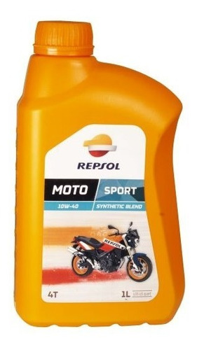 Aceite Repsol Moto Sport 4t 10w40 1l Semi-sintético Sl 