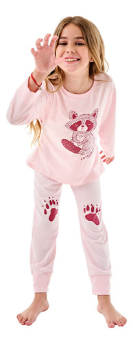 Pijama Invierno Nena Algodón Jersey Mariene 2266