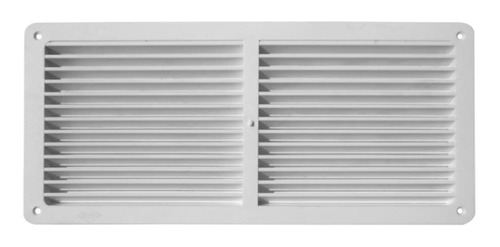 Celosía Ventilación Pvc C/pestaña 30x13,5 Cm Blanco 10u Dvp