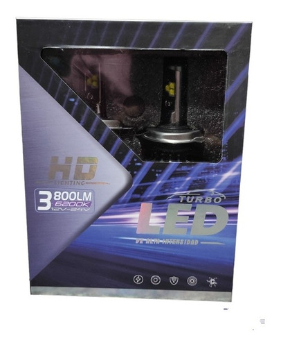 Ampolleta Turbo Led H4 Can Bus 40watt 12-24 Volt Vehículos