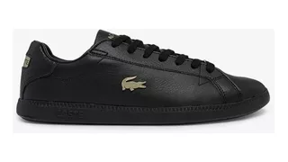 Tenis Lacoste Con Un Estilo Urbano Color Negro Para Hombre