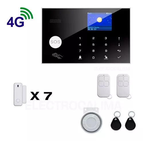 Kit Alarma Para Casa Inalambrica Gsm Y Wifi (recomendada)
