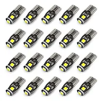 Comprar Bombillas Led Kafeek 20x T10 Wedge W5w, Súper Brillantes, Si