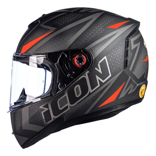 Capacete Masculino Feminino Moto Peels Icon Fast Vermelho