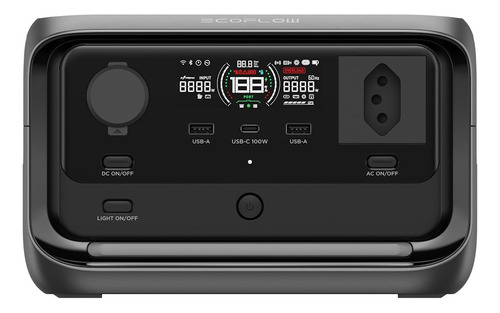 Kit Ecoflow River 3 Plus 110v + Bateria 286wh + Painel 160w