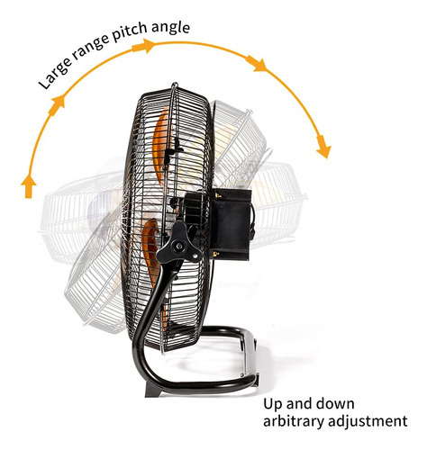 Ventilador Portátil Recargable Con Batería De 14400 Mah Uso