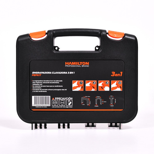 Imagen 4 de 10 de Kit Engrapadora Clavadora Prof 3 En 1 - Hamilton Pepkit