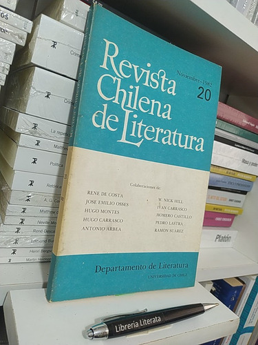 Revista Chilena De Literatura 20 1982 Rene De Costa Emilio O