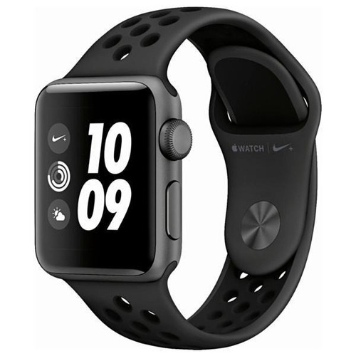 Reloj negro Nike Applewatch Series 3 de 38 mm