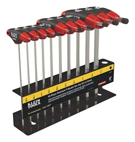 Klein Tools Jth410e -sae T- Handle Hex Key Set, Stand