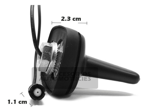 Imagen 3 de 10 de Antena Tiburon Volkswagen, Jetta, Golf, Polo, Beetle, Bora