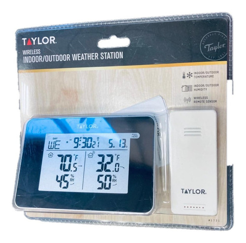 Imagen 4 de 5 de Termohigrómetro Con Sensor Inalambrico Marca Taylor Mod 1731