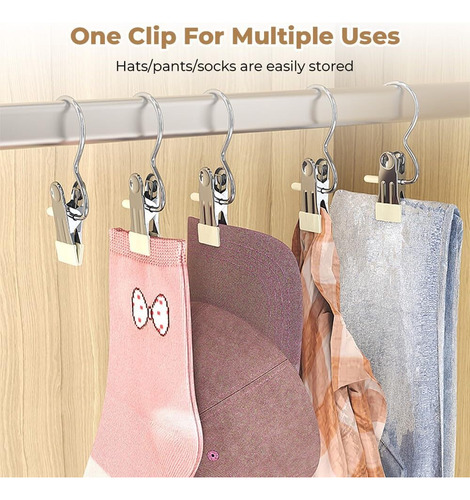 35 Pcs Pinzas Para Ropa De Acero Inoxidable Colgar Tendedero