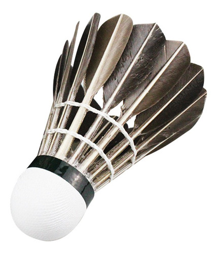 12 Pçs/set Badminton Shuttlecocks Prático Pena De Ganso