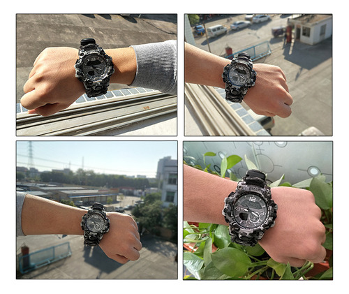 Reloj De Supervivencia Para Acampar Al Aire Libre, Pulsera M