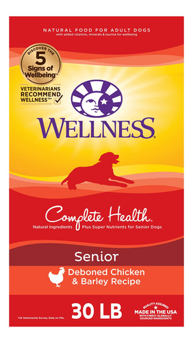 Alimento Seco Natural Para Perro, Wellness Complete Health ,