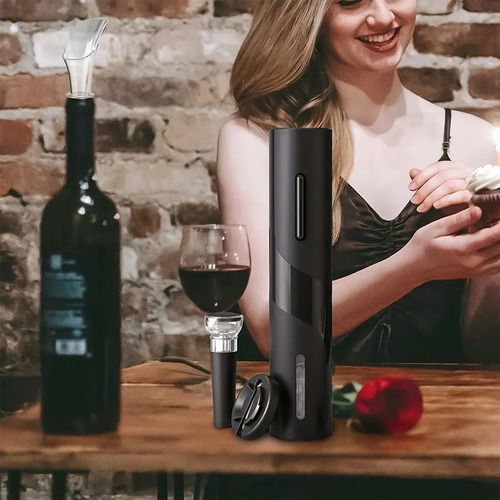 Imagen 9 de 9 de Descorchador Sacacorcho Destapador Abridor Eléctrico Vino