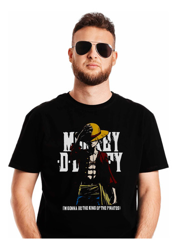 Polera One Piece Luffy King Of The Pirates Anime Poleradicto