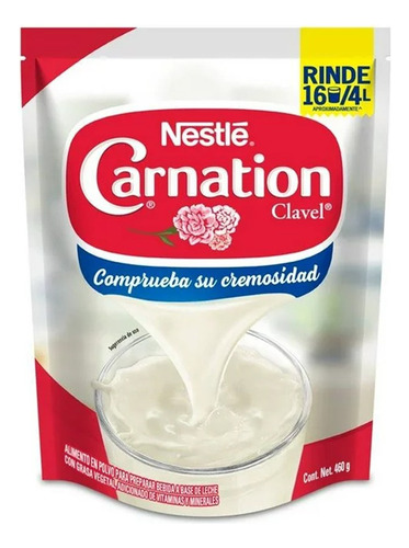 Leche En Polvo Nestlé Carnation Clavel 460 G 12 Pzas