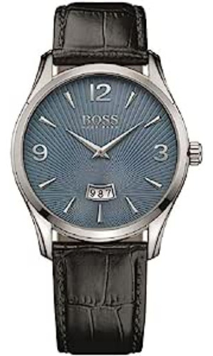 Reloj Hugo Boss Clasic Para Hombre Modelo 1513427 Color de la correa Negro