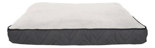 Colchon Cama Dreamwell Perros/gato Rectangular Woof Gris