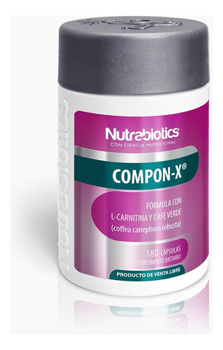 Nutrabiotics Componx Cetonas Café Verde L Carnitina 180 Caps