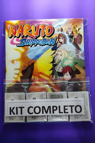 Álbum De Figurinhas Naruto Shippuden 2023 Completo P Colar (Usado)