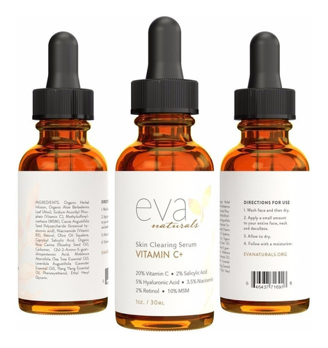 Mega Clareador Manchas Eva Naturals - 30 Ml