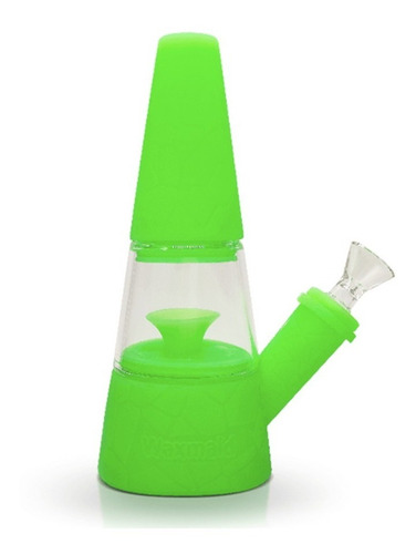 Bong Fountain Verde Fluorecente 19 Cm - Waxmaid