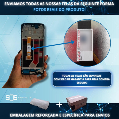 Tela Display Compatível Com Oppo A40 Com Aro Cph2669 Premium