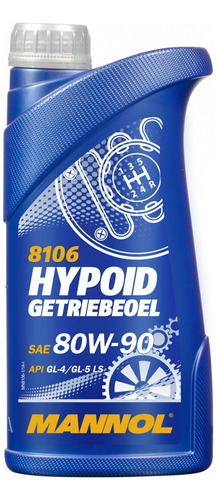 Aceite Para Caja Y Diferencial 80w90 Gl4 Gl5 Ls 3 Lts Alemán