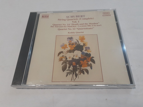 String Quartets Vol 1, Schubert Cd 1992 Nuevo Alemania Nax 