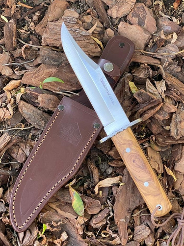 Imagen 2 de 9 de Cuchillo Venado Gran Cazador 17cm An58 Olivo Español