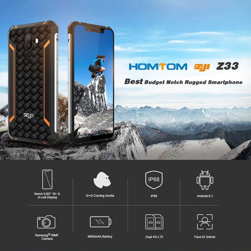 Imagen 2 de 10 de Celular Zoji Z33 - Celularindestructible Robusto Duro