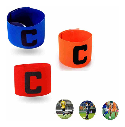 Brazalete Bandas De Capitán  Futbolista Pack X10 Adulto/niño