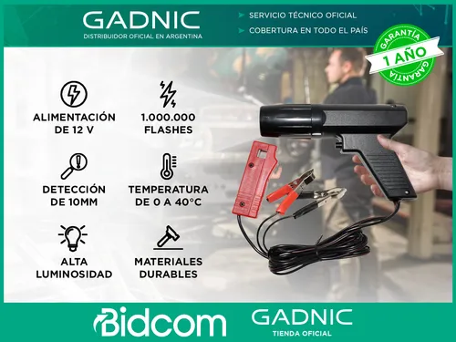 Pistola De Puesta A Punto De Encendido Gadnic Lampara Auto
