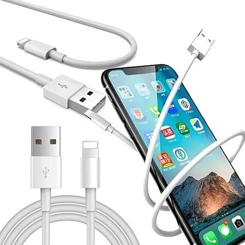 Kit Adaptador Duplo Carregador E Fone De Ouvido P2 P/ iPhone