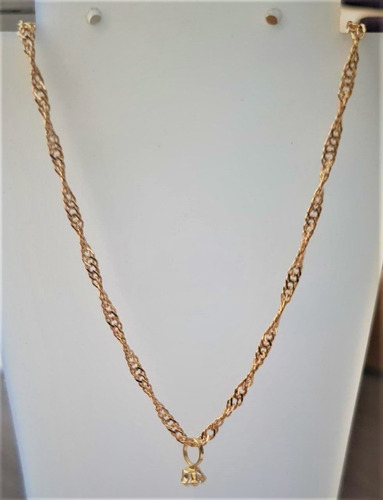 Imagen 3 de 3 de Dije Anillito Circonia 3mm Oro 10k - 1640