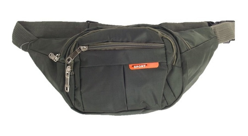 Imagen 1 de 4 de Canguro Mujer Hombre Formal Riñonera 4 Bolsillo Impermeable