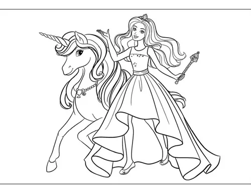 Desenhos da Barbie Para Colorir - Coleção 1 - Desenhos Para Colorir