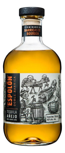 Pack De 6 Tequila Espolon Añejo 750 Ml