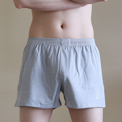 Calzoncillos Tipo Bóxer A Rayas De Algodón Para Hombre, Tran